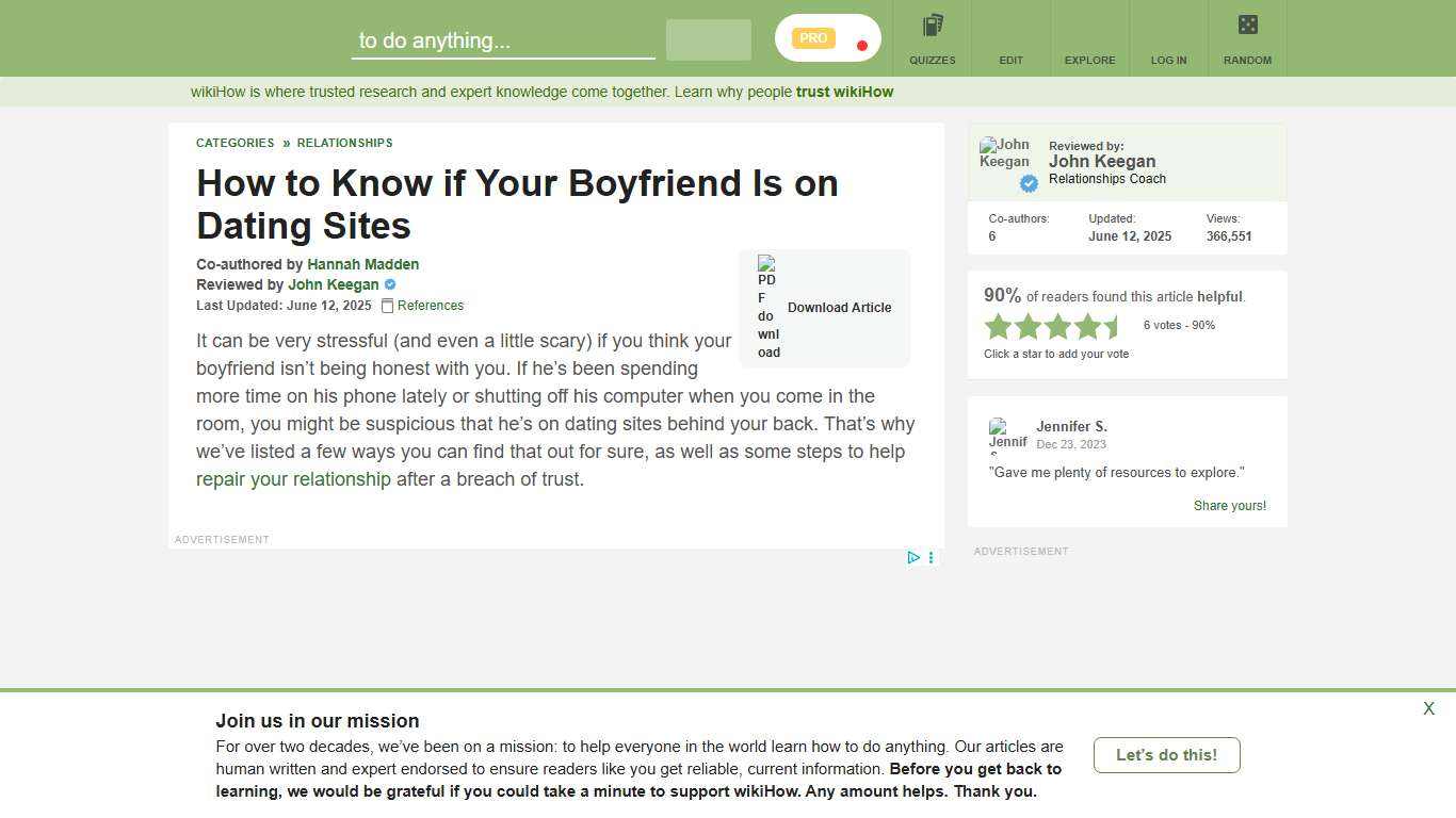 11 Simple Ways to Know if Your Boyfriend Is on Dating Sites